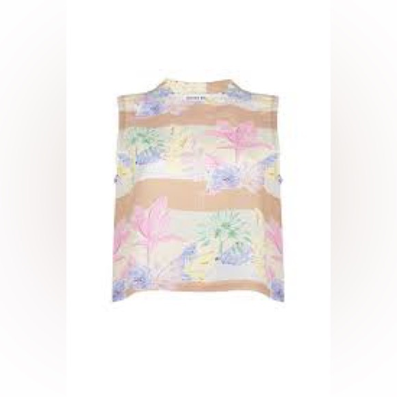 HUNTER BELL Pastel Paradise Manning Top size Large - Picture 5 of 7